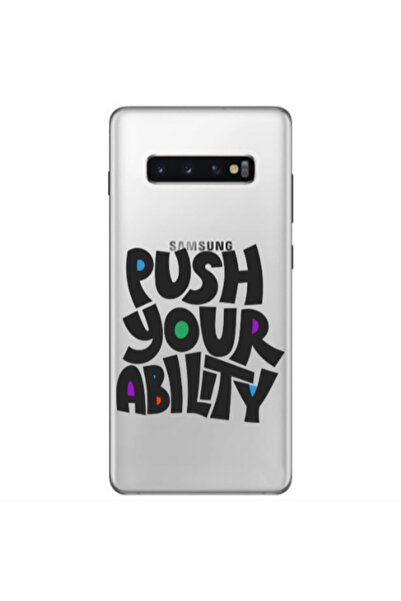 Other Samsung S10 Push Your Ability Transparent Silicone TPU Θήκη