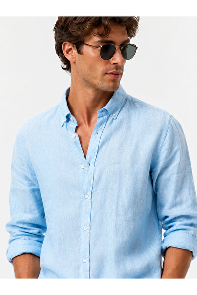 RAFF MAĞAZA Tencel Linen Shirt