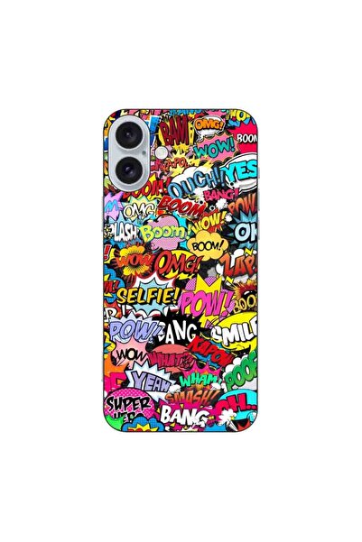 OEM Husa compatibila cu Apple iPhone 16 Plus Silicon Gel Tpu Model Pop Art Po...