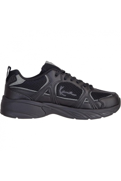 KARL KANI , Pantofi sport cu insertii de piele ecologica, Negru, Gri, 44.5