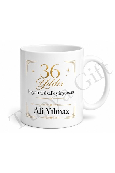 Tupya Gift Stylishly Designed 36Th Birthday Gift Office Tea Cup