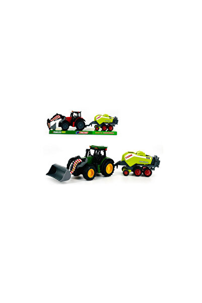 PlayFun Tractor Jucărie Fermă Funcțional Detașabil Plastic Cadou Băieți