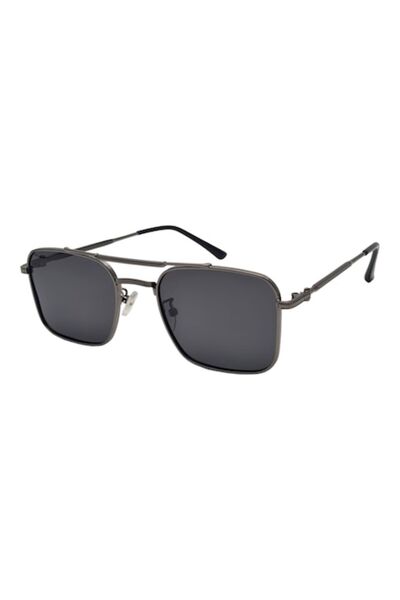 Tia Accesorii Polarized Sunglasses, unisex, rectangular, P1629C3, gunmetal