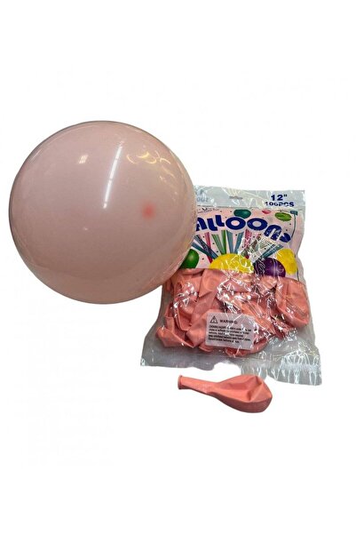 OEM Balloons 100/ Top Bottom Set 12" Macarons Dark Salmon