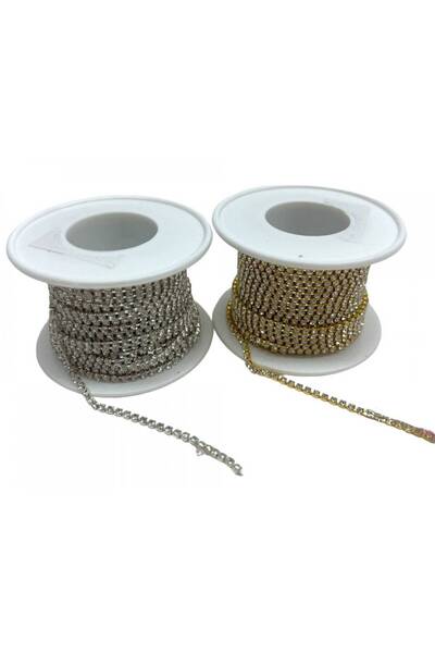 OEM Sheer Rhinestone 2 Mm/9m Gold