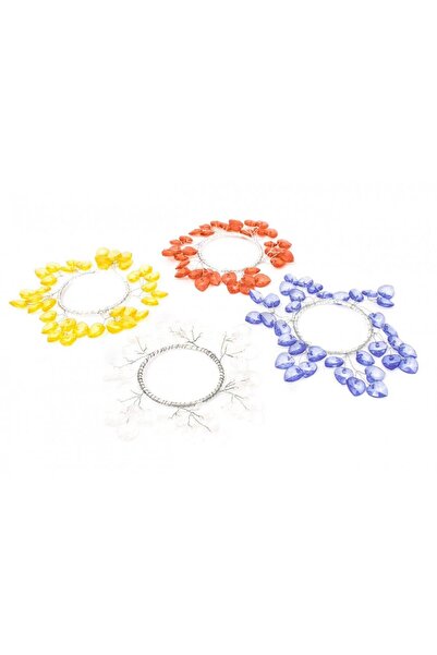 OEM Coronita Decorativa Pietre Plastic Blue