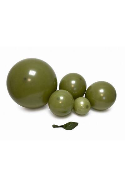 OEM Matte Balloons TX 28 Dark Olive 18"-10/ Top Bottom Set