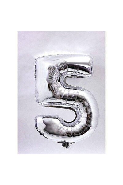 OEM Silver Number Foil Balloons 4