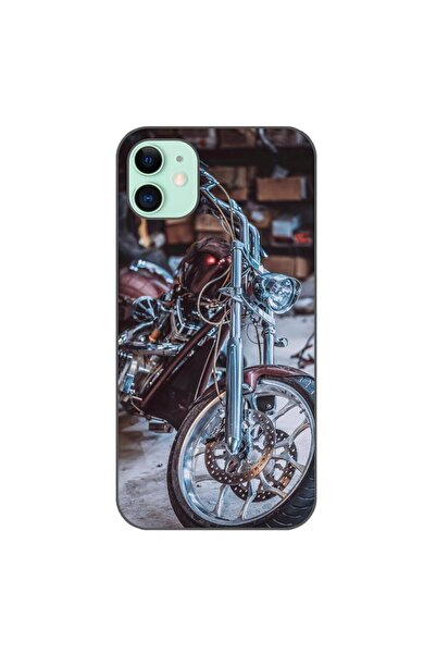 OEM Husa compatibila cu Apple iPhone 11 Silicon Gel Tpu Model Harley Garage