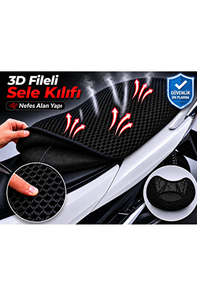 Vi Caro RKS LTR 125 Husă șa pentru motocicletă Husă șa cu plasă 3D Protecție ...
