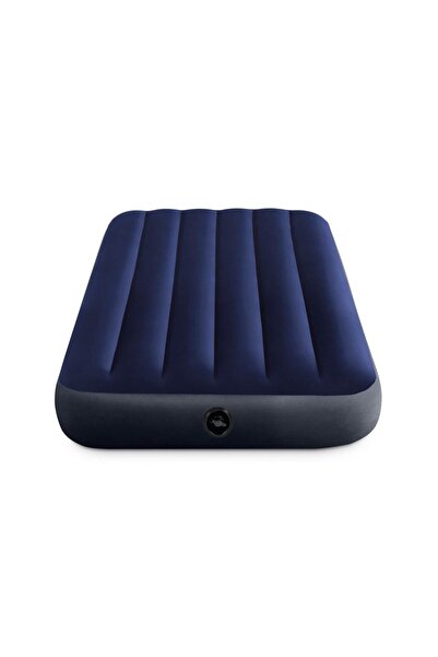 Zet Saltea gonflabilă Intex albastră 1 persoană, 191x99x25 cm, pentru camping...