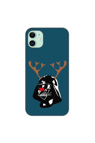 OEM Husa compatibila cu Apple iPhone 11 Silicon Gel Tpu Model Craciun Darth V...