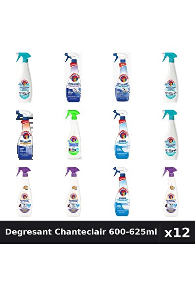 Chanteclair Set 12 Degresant Universal 600-625ml - Anti-Miros, Lavanda, Lămâie