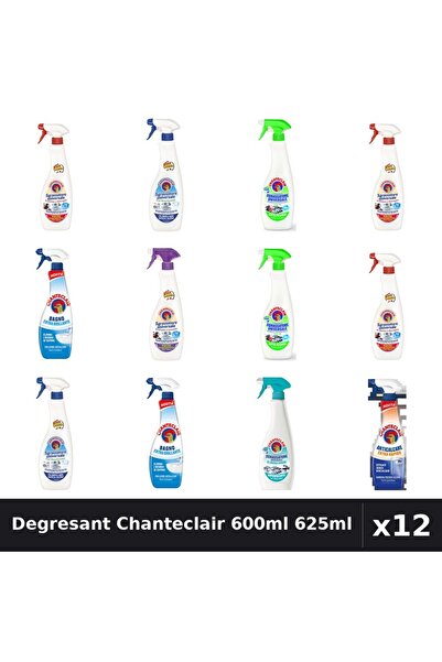 Chanteclair Set 12 Degresant Universal 600ml 625ml - 7 Arome, Anticalcar, Cur...