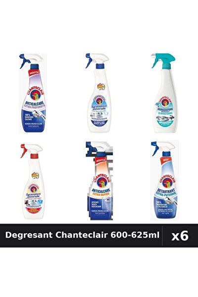 Chanteclair Set 6 Degresant Universal 600-625ml - Bicarbonat, Marsilia, Anti-...