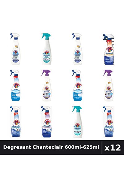 Chanteclair Set 12 Degresant Universal 600ml-625ml - Bicarbonat, Lavanda, Mos...
