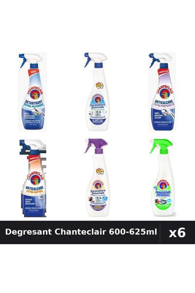 Chanteclair Set 6 Degresant Universal 600-625ml - Bicarbonat, Lavanda, Lamaie...