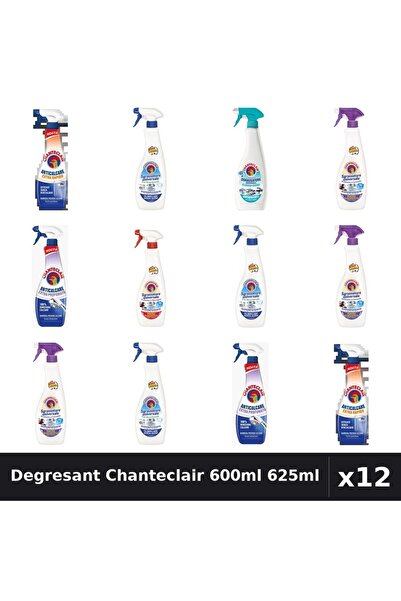 Chanteclair Set 12 Degresant Universal 600ml 625ml - 7 Arome, Bicarbonat, Lav...