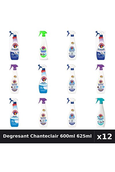 Chanteclair Set 12 Degresant Universal 600ml 625ml - 7 Arome, Anticalcar, Bic...