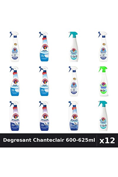 Chanteclair Set 12 Degresant Universal 600-625ml - Bicarbonat, Lămâie, Antica...