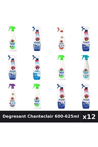 Chanteclair Set 12 Degresant Universal 600-625ml - Lămâie, Marseilia, Mosc - ...