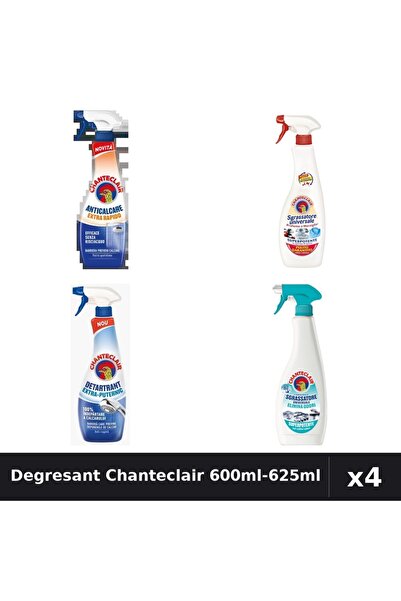 Chanteclair Set 4 Degresant Universal 600ml-625ml - Anti-Miros, Marsilia, Ext...