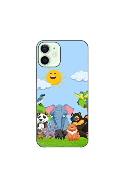 OEM Husa compatibila cu Apple iPhone 12 Mini Silicon Gel Tpu Model Prietenii ...