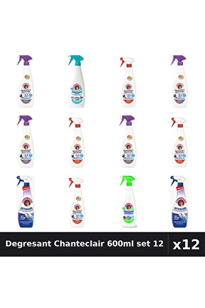 Chanteclair Set 12 Degresant Universal 600ml - Marsilia, Lavanda, Lamaie, Mosc