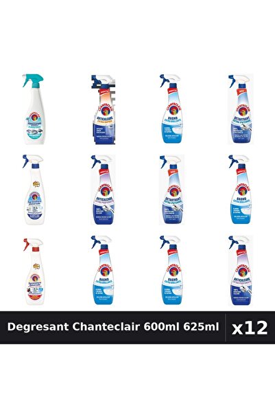 Chanteclair Set 12 Degresant Universal 600ml 625ml - Anti-Miros, Bicarbonat, ...
