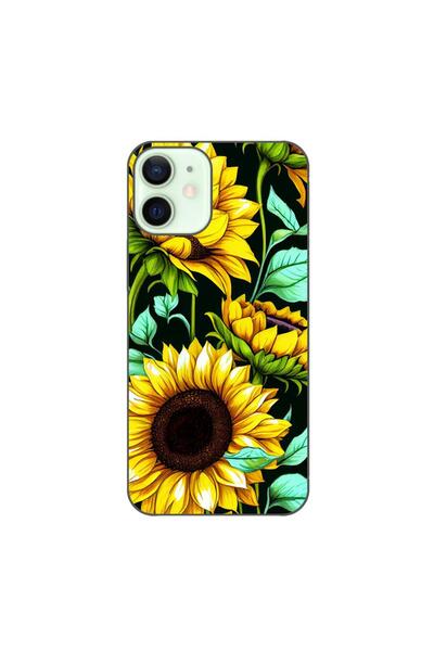 OEM Husa compatibila cu Apple iPhone 12 Mini Silicon Gel Tpu Model Floarea So...