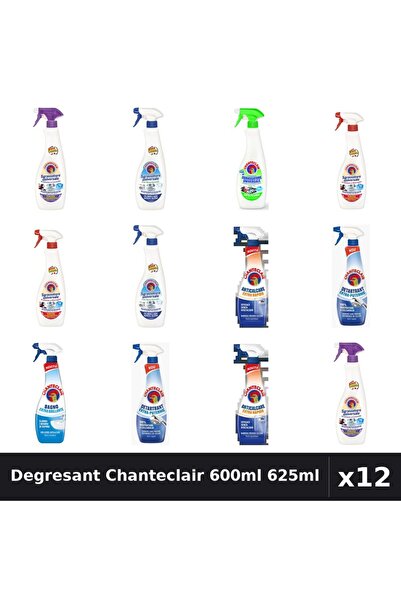 Chanteclair Set 12 Degresant Universal 600ml, 625ml - Lavanda, Bicarbonat, Lă...