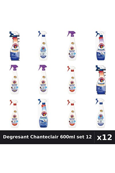 Chanteclair Set 12 Degresant Universal 600-625ml - Bicarbonat, Lavanda, Marsilia