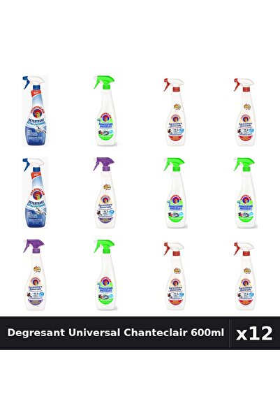 Chanteclair Set 12 Degresant Universal 600ml - Lamaie, Marsilia, Mosc Alb + D...