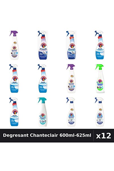 Chanteclair Set 12 Degresant Universal 600ml-625ml - Lavanda, Lamaie, Mosc, B...