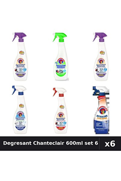 Chanteclair Set 6 Degresant Universal 600-625ml - Bicarbonat, Lămâie, Lavandă...