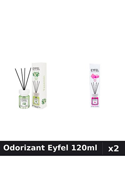 Eyfel Set 2 Odorizant Camera Betisoare - Iasomie, Bubble Gum - 120ml