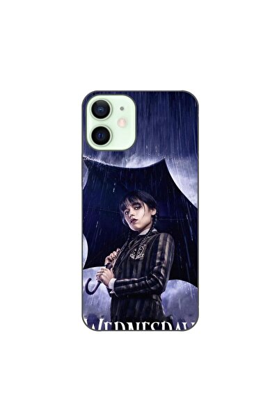 OEM Husa compatibila cu Apple iPhone 12 Mini Silicon Gel Tpu Model Wednesday ...