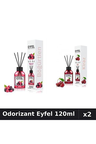 Eyfel Set 2 Odorizant Camera Betisoare 120ml - Fructe Pădure, Cireșe
