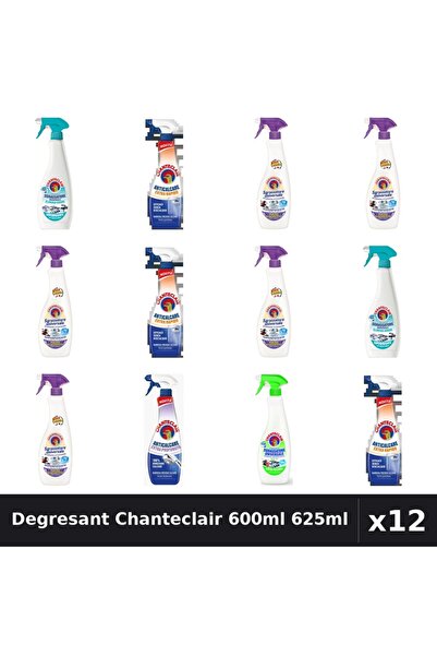Chanteclair Set 12 Degresant Universal 600ml-625ml - 6 Arome, Anticalcar, Mos...