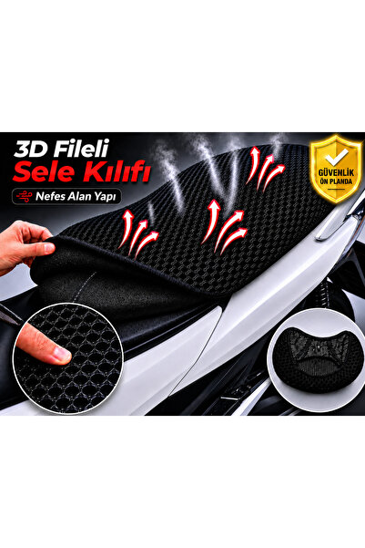 Vi Caro Sym Jet 14 Motorcycle Saddle Cover 3D Mesh Saddle Cover Breathable Sa...