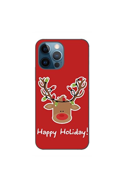 OEM Husa compatibila cu Apple iPhone 12 Pro Silicon Gel Tpu Model Craciun Ren...