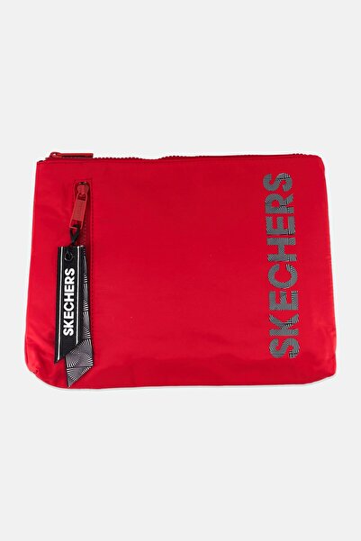 SKECHERS Women Brand Logo Pouch 29 L x 21 H x 2 W cm, Red