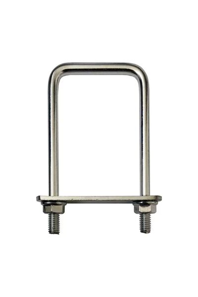 Rocast Set 5 x Brida Gard, 30 x 30 mm, pentru Fixare Panouri Gard, Stalp Rect...