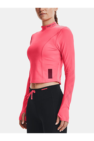 Under Armour Tričko UA Run Anywhere Laser LS-PNK