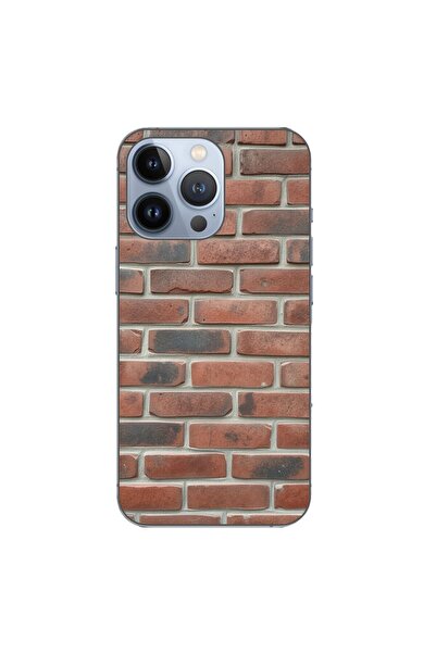 OEM Husa compatibila cu Apple iPhone 13 Pro Silicon Gel Tpu Model Brick Wall