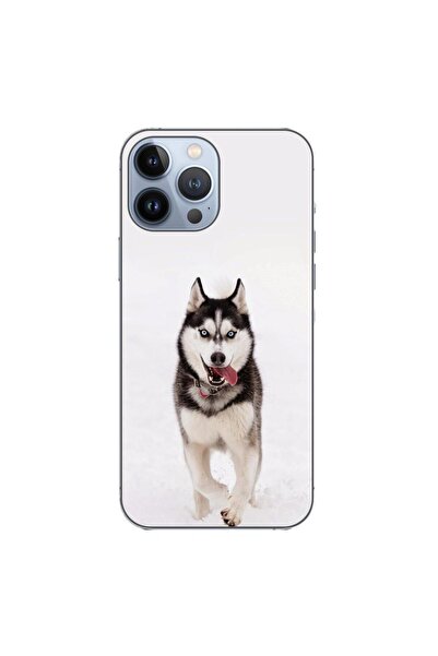 OEM Калъф, съвместим с Apple iPhone 13 Pro Max, силиконов гел TPU, модел Хъски