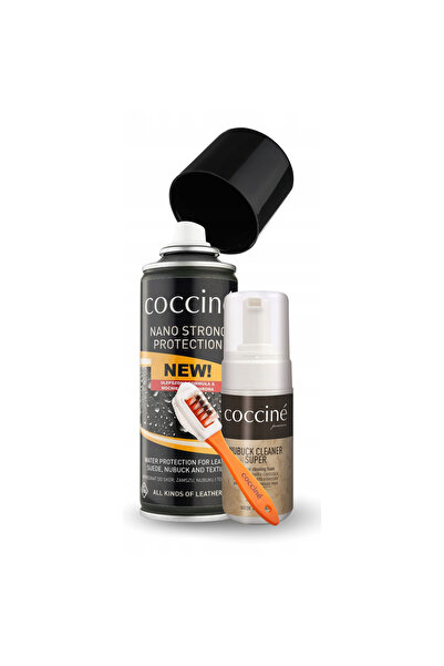 Coccine Kit de curatare Nano Protector Strong 230 ml, spuma de curatare 100 m...