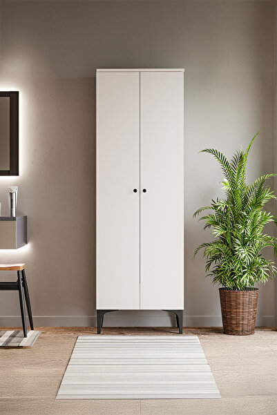 KONFOR Comfort Flex 2 Kapaklı Çok Amaçlı Dolap Beyaz