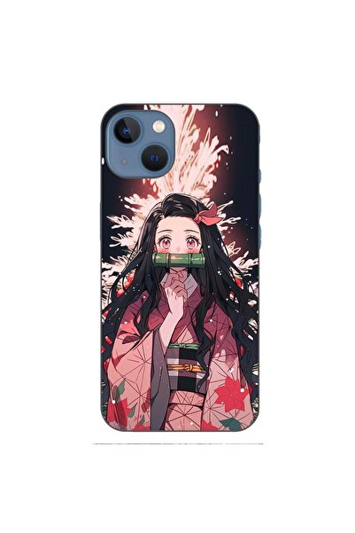 OEM Husa compatibila cu Apple iPhone 13 Silicon Gel Tpu Model Demon Slayer Ne...