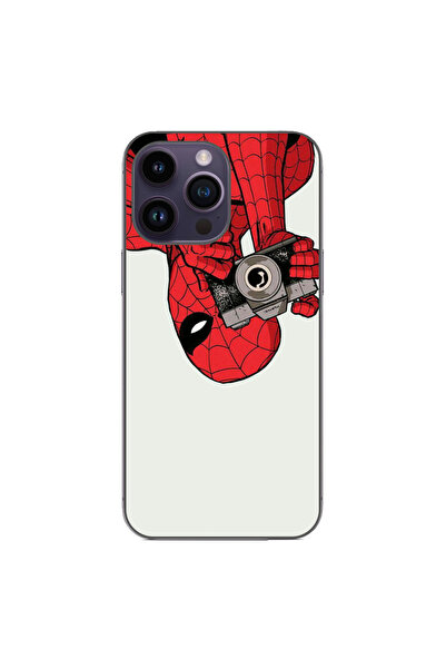 OEM Husa compatibila cu Apple iPhone 14 Pro Max Silicon Gel Tpu Model Spiderman